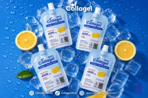 Collagel minuman jelly collagen halal berbahan hydrolyzed fish collagen yang aman dikonsumsi setiap hari