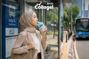 Collagen jelly drink Collagel dalam kemasan praktis untuk wanita sibuk dengan aktivitas sehari-hari